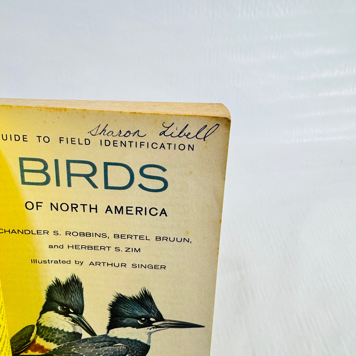 Title page of Birds of North America A Guide to Field Identification with kingfisher illustration