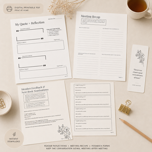 Pride and Prejudice Book Club Kit 74 Page Printable PDF Jane Austen Discussion Guide