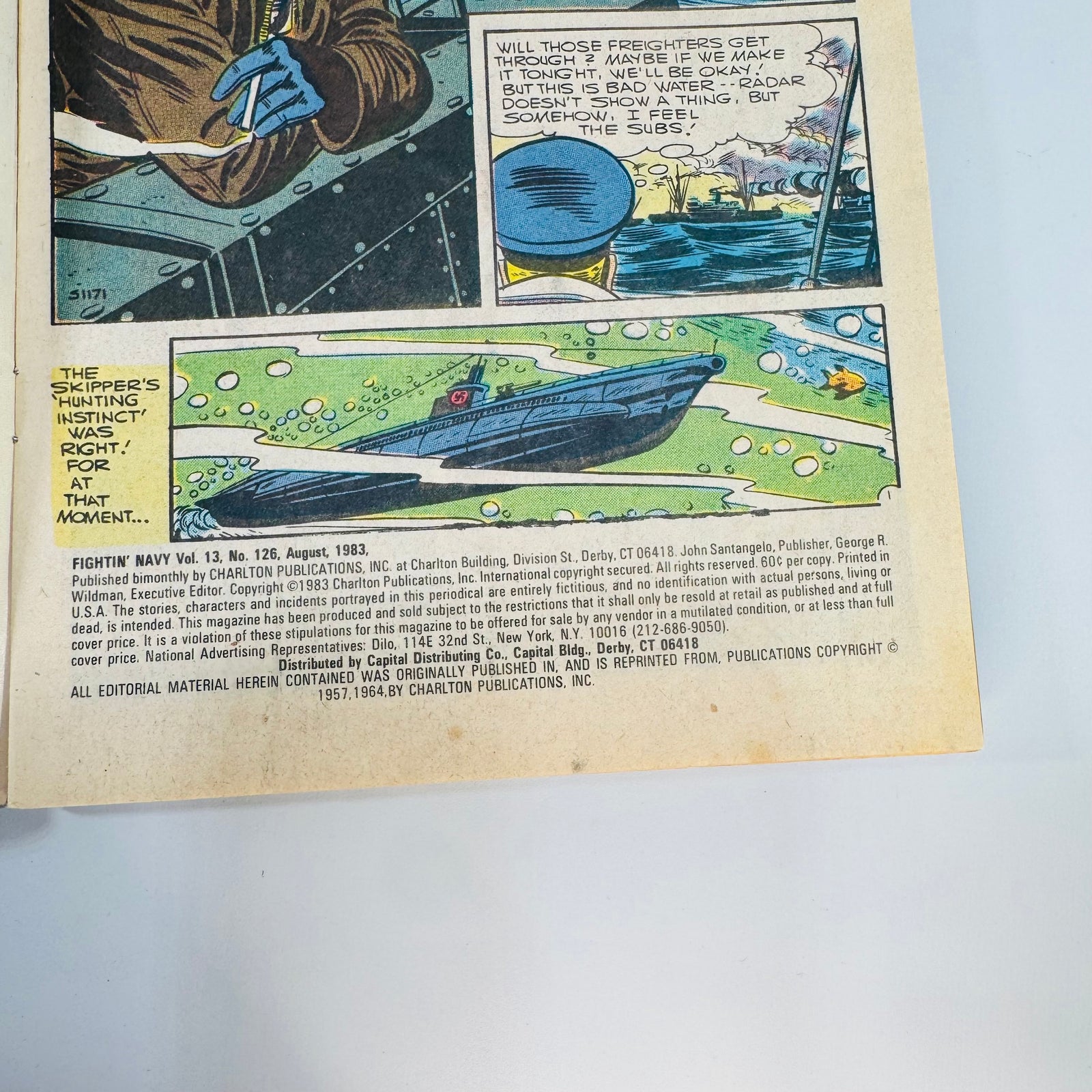 Vintage War Comics Lot, Fightin' Air Force #51, Fightin' Navy #126, Battlefield Action #79 (1965 to 1983), Charlton Comics | Military Adventure, War Comics