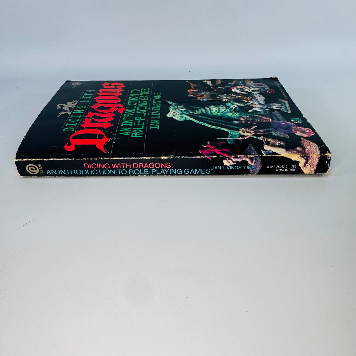 Dicing with Dragons Role-Playing Games Guide Book (1983), Ian Livingstone | First Plume Printing, Fantasy Gaming Nonfiction