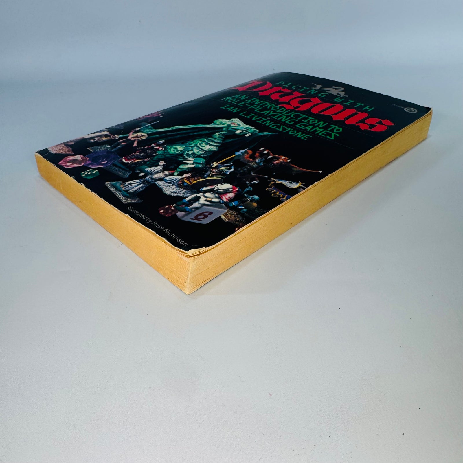 Dicing with Dragons Role-Playing Games Guide Book (1983), Ian Livingstone | First Plume Printing, Fantasy Gaming Nonfiction