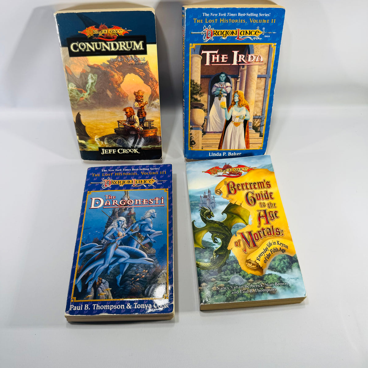Dragonlance Book Bundle Lost Histories TSR Fantasy Paperback Lot