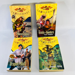 Dragonlance Crossroads Book Lot of 4 Wizards of the Coast Fantasy Paperbacks 2000 to 2003