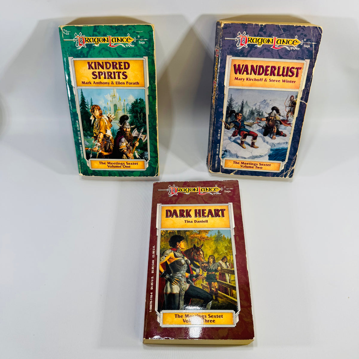 Dragonlance Meetings Sextet Book Bundle Volumes 1–3 TSR Fantasy Paperbacks 1991–1992