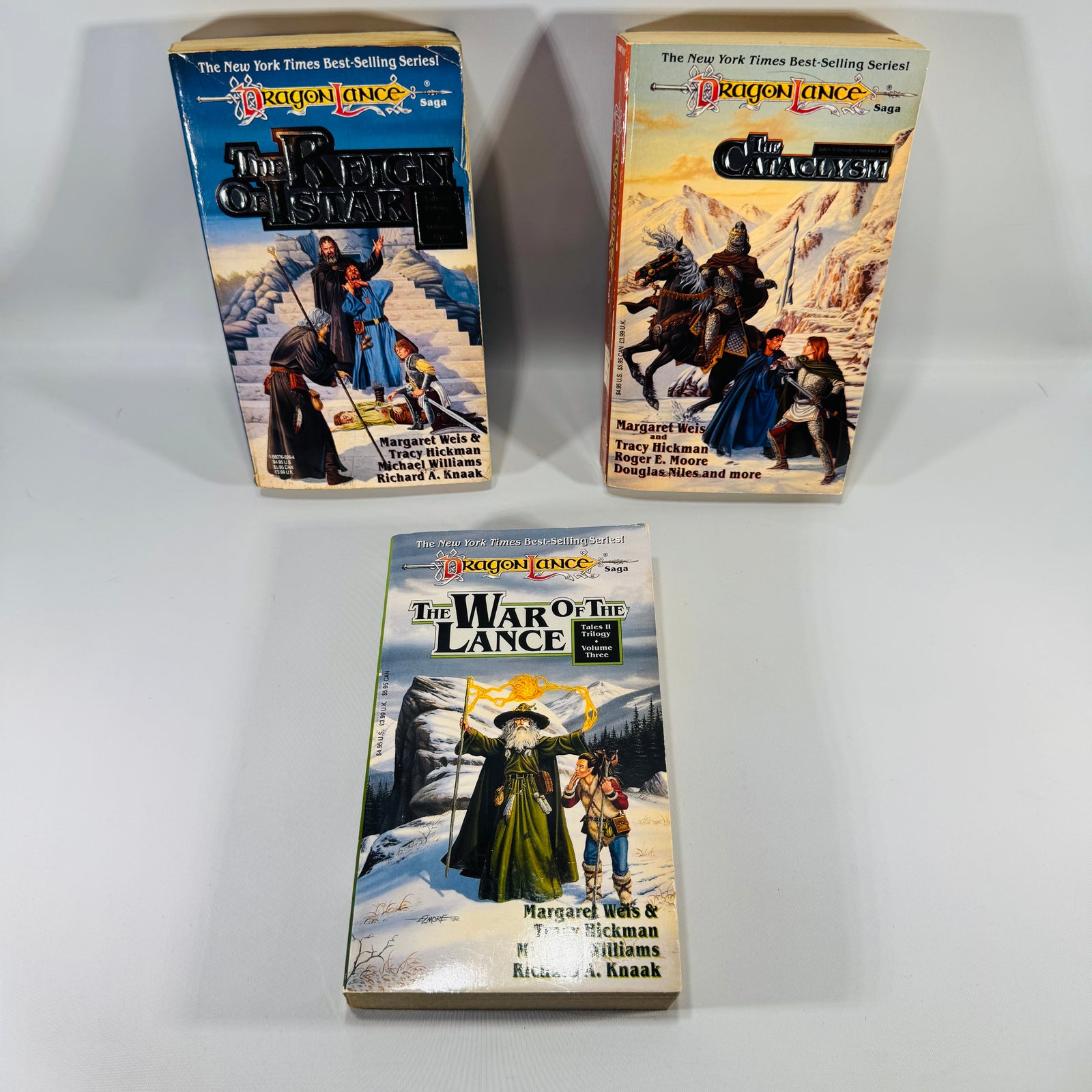 Dragonlance Tales II Trilogy Bundle Vintage TSR Fantasy Paperback Set 1992