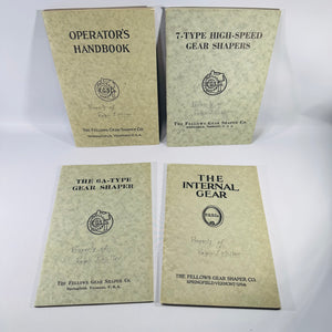 Fellows Gear Shaper Manual Bundle 1928 1930 1931 Machine Shop Technical Books