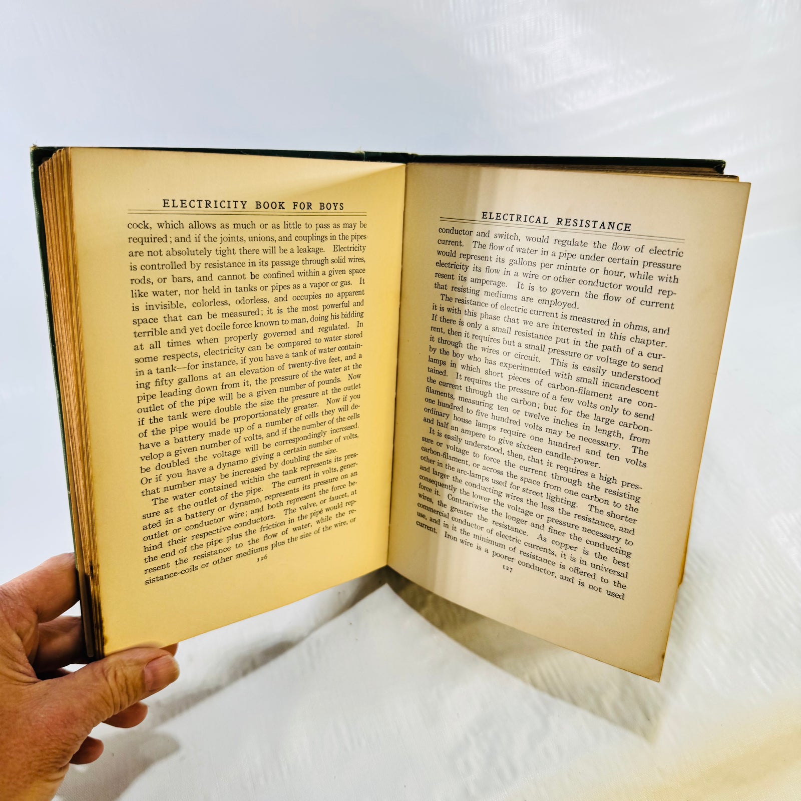 Pages 126 and 127 of Harper's Electricity Book for Boys