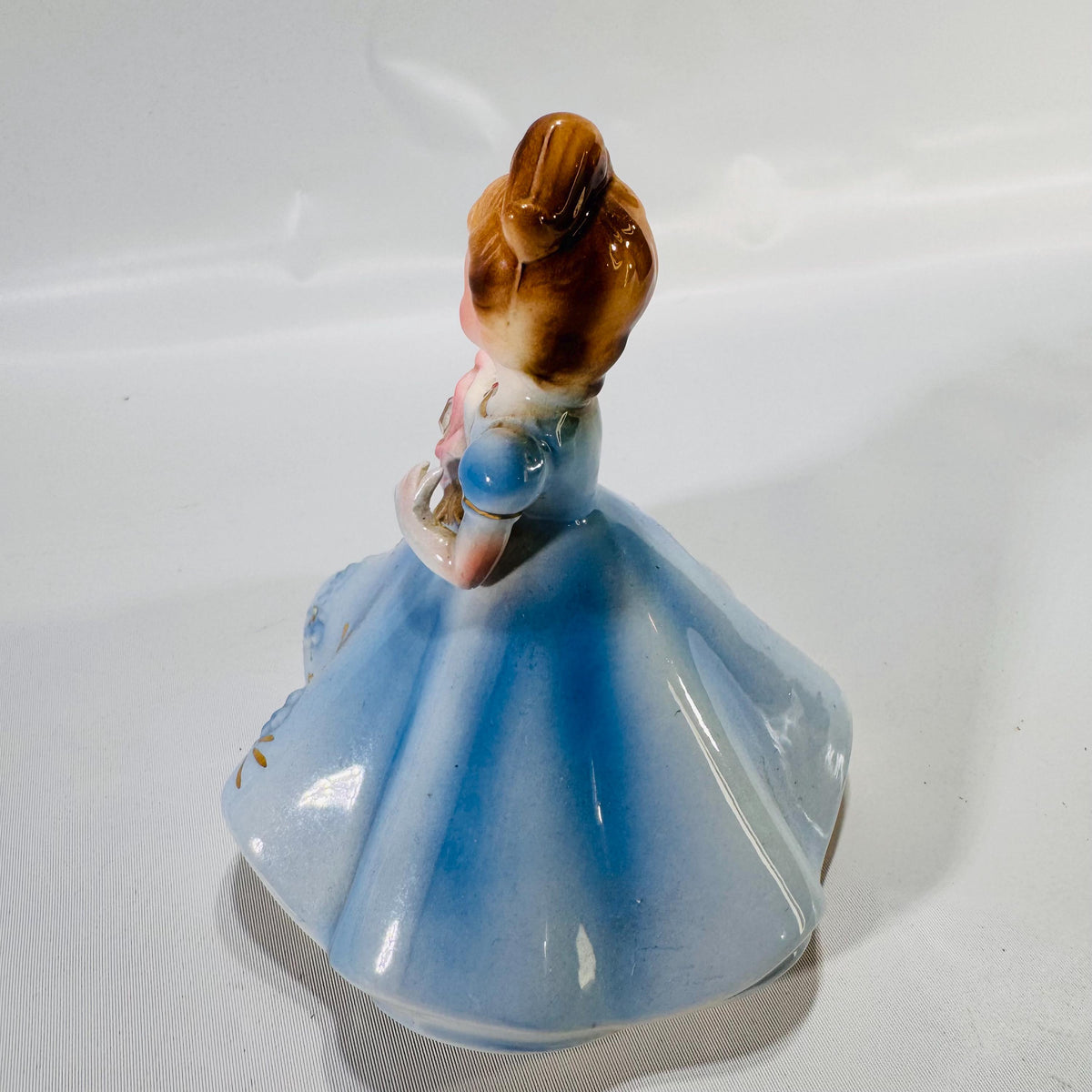 Vintage 1950s Josef Originals April Birthstone Girl Figurine – Faux Diamond Accent