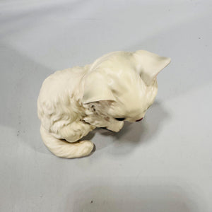 Lefton Japan Cat Figurine H1514 – Mid-Century Ceramic Kitty, 9x4 – Sweet Cat-Lover Gift & Collectible
