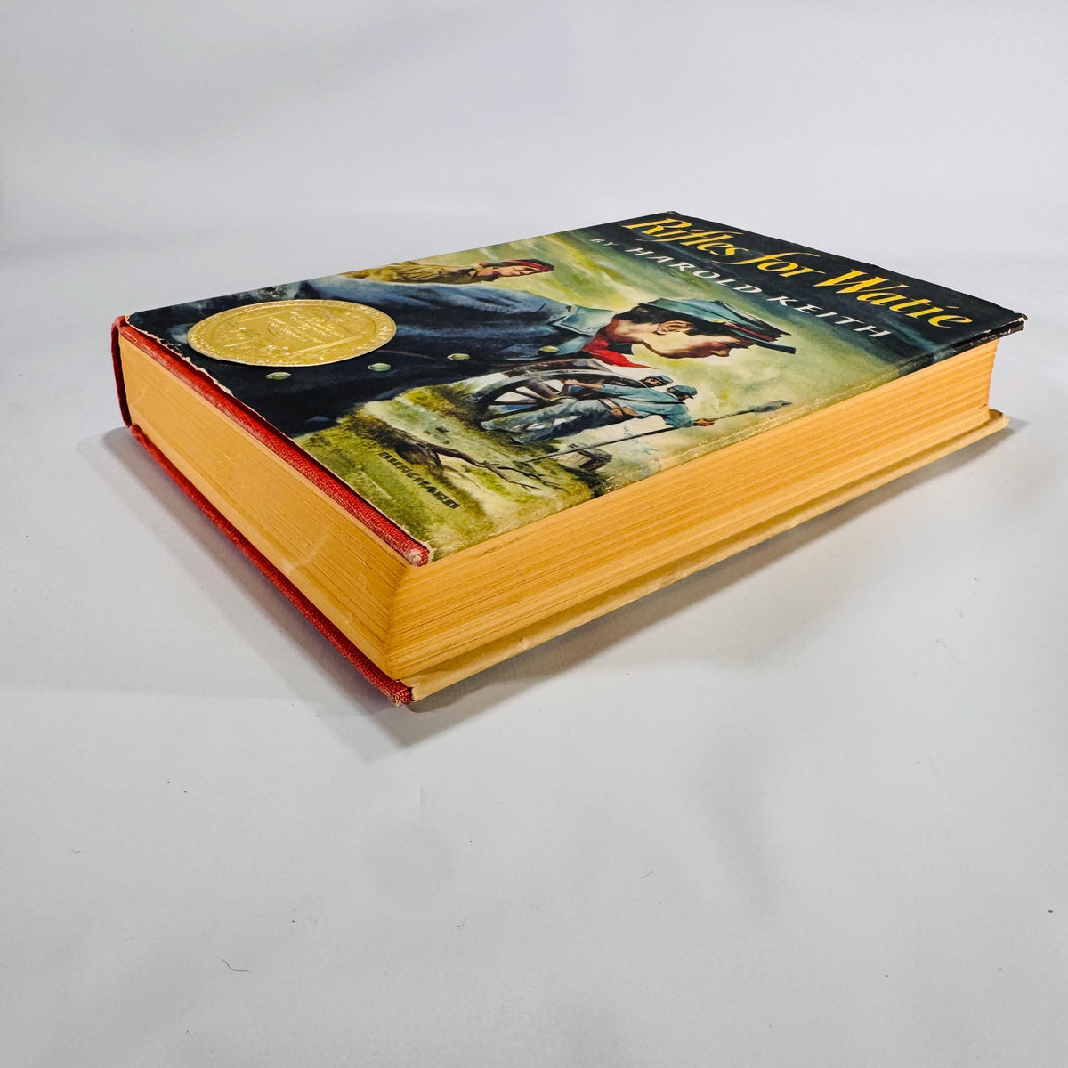 Rifles for Watie by Harold Keith (1957) – Newbery Medal Winner, Thomas Y. Crowell HC w/ Dust Jacket, Civil War YA Historical Fiction
