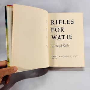 Rifles for Watie by Harold Keith (1957) – Newbery Medal Winner, Thomas Y. Crowell HC w/ Dust Jacket, Civil War YA Historical Fiction