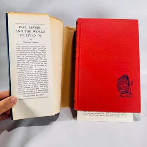 Paul Revere & The World He Lived In by Esther Forbes (1942) – Pulitzer-Prize History, Houghton Mifflin HC w/ Dust Jacket, Map Endpapers