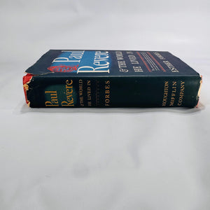 Paul Revere & The World He Lived In by Esther Forbes (1942) – Pulitzer-Prize History, Houghton Mifflin HC w/ Dust Jacket, Map Endpapers