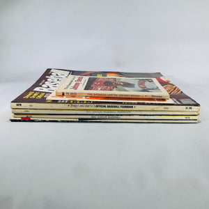 Vintage Baseball Magazines Lot Sports History 1974–1980 Street & Smith Big League + Johnny Bench First Printing