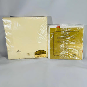 Vintage Hallmark Thanksgiving Napkins NOS—2 Sealed Packs, “Let Us Give Thanks” & Harvest Leaves, Made in USA, Fall Table Decor, 1970s