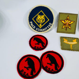 Vintage Boy Scout Patch Lot • Mid-Century BSA Uniform Memorabilia
