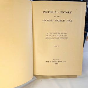 Pictorial History of the 2nd World War 8 Vol late 1940s-Reading Vintage