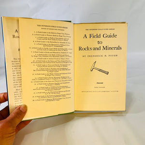 Field Guide to Rocks & Minerals by Frederick Pough 1960-Reading Vintage