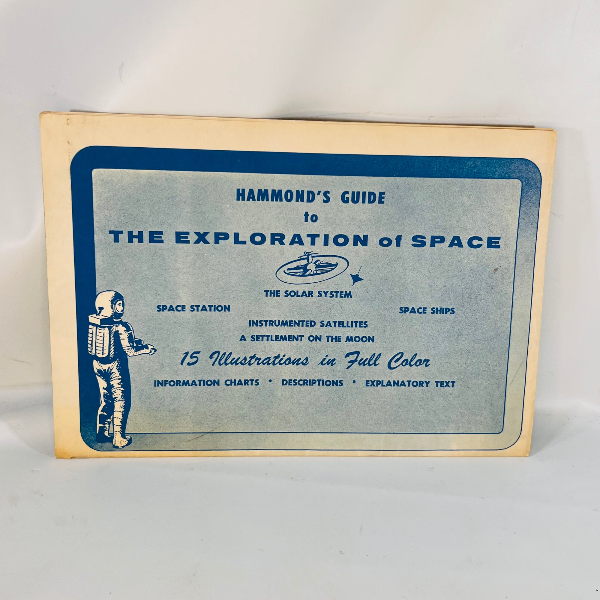 Hammond's Guide to The Exploration of Space 1960s-Reading Vintage