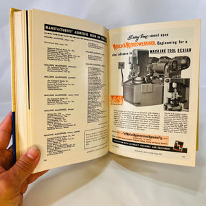 Hitchcock's Machine & Tool Directory 1955 Vol 4 1954-Reading Vintage