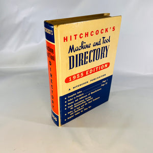 Hitchcock's Machine & Tool Directory 1955 Vol 4 1954-Reading Vintage