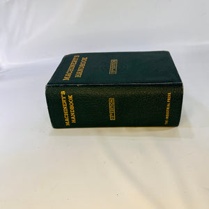 Machinery's Handbook by Eric Orberg 1957-Reading Vintage 