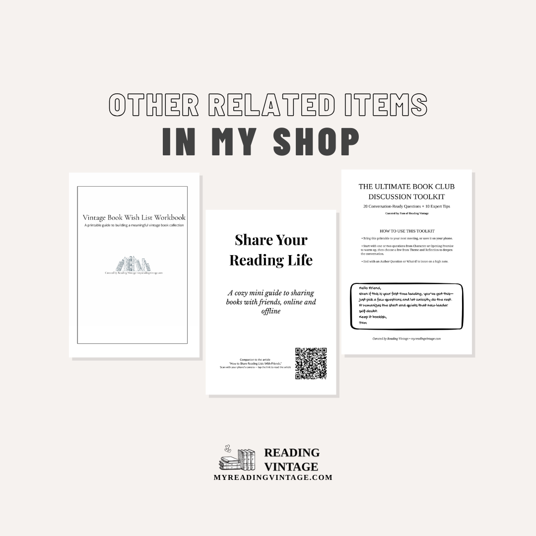 The Perspective Shift Draft – Printable Book Club Game (PDF) | Book Club Activity, Discussion Game (15–25 Min)