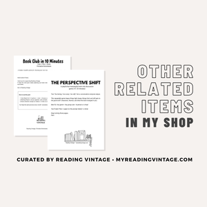 Choose Your Own Book Club Printable PDF Download | 12 Monthly Themes, Agenda, Questions & Worksheets