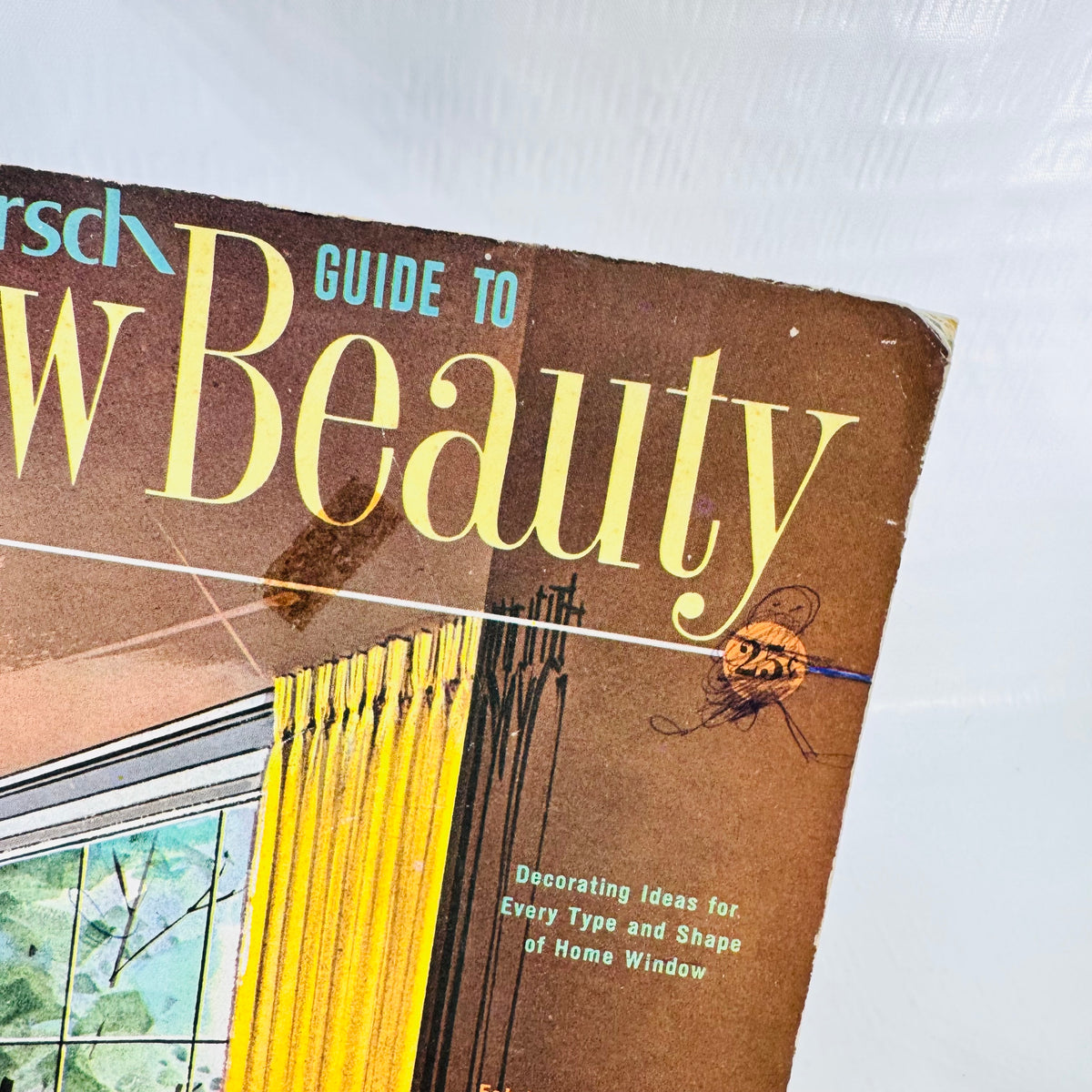 Kirsch Guide to Window Beauty cover corner with 25 cent price