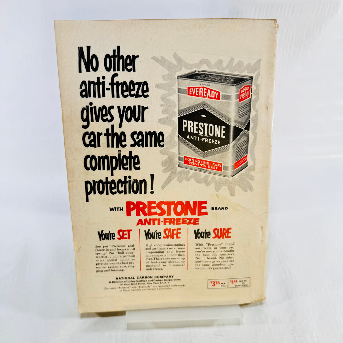 December 1952 Mechanix Illustrated magazine back cover