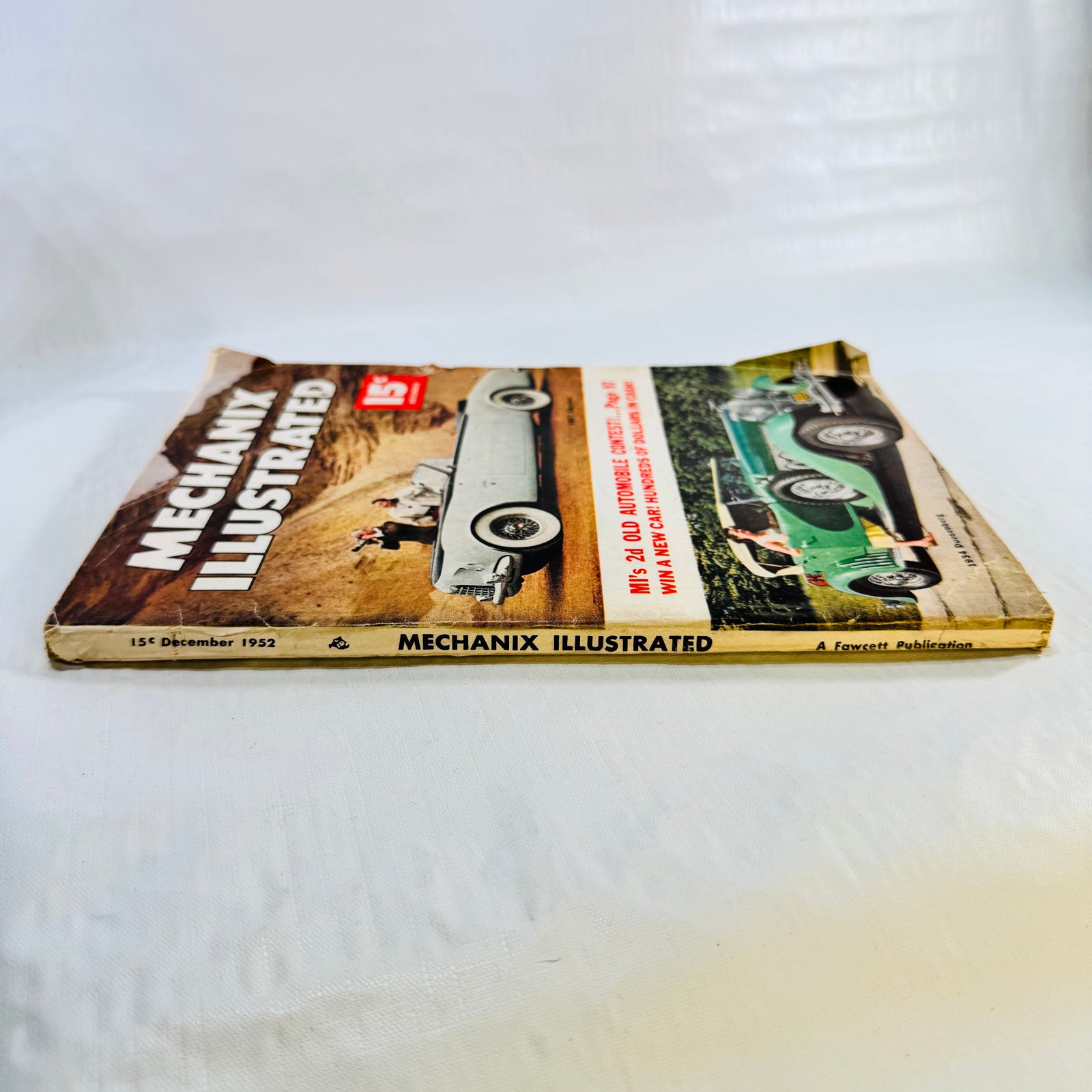 December 1952 Mechanix Illustrated magazine spine