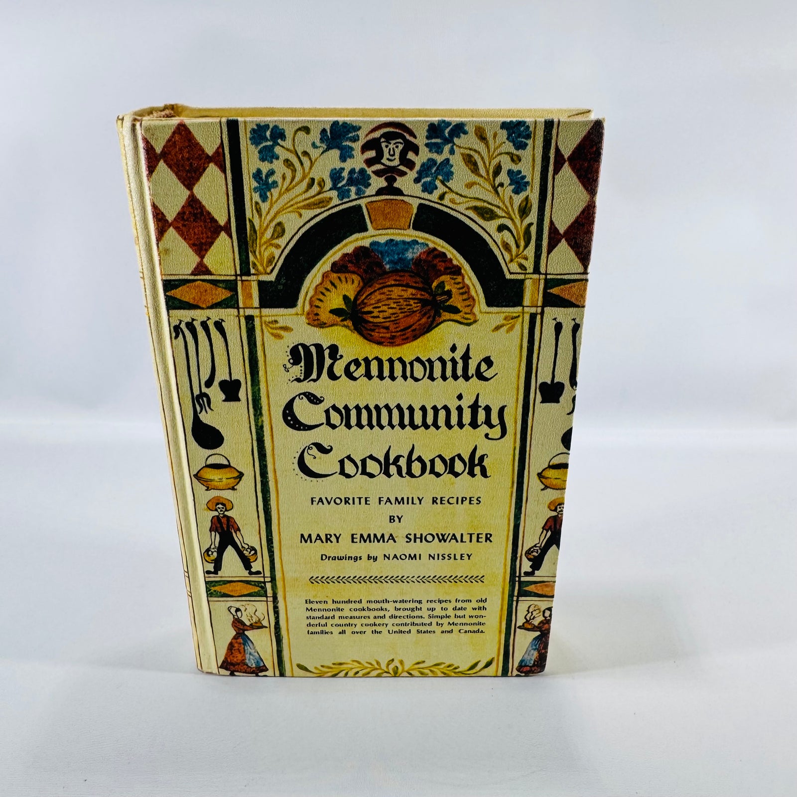 Mennonite Community Cookbook Mary Emma Showalter Hardcover 1988 Vintage Recipe Book