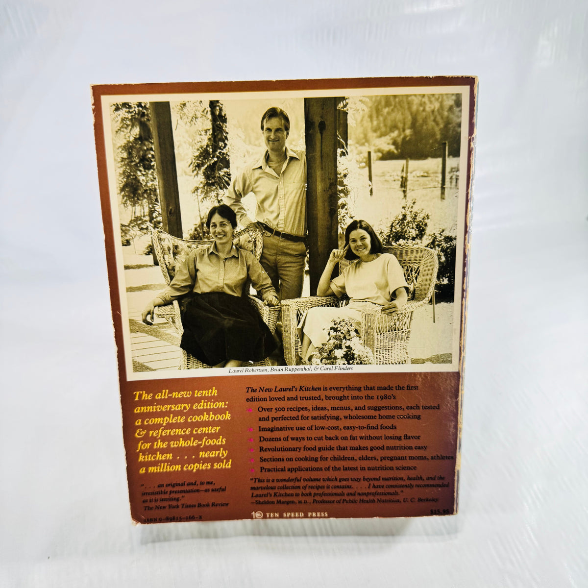 The New Laurel's Kitchen 1986 back cover