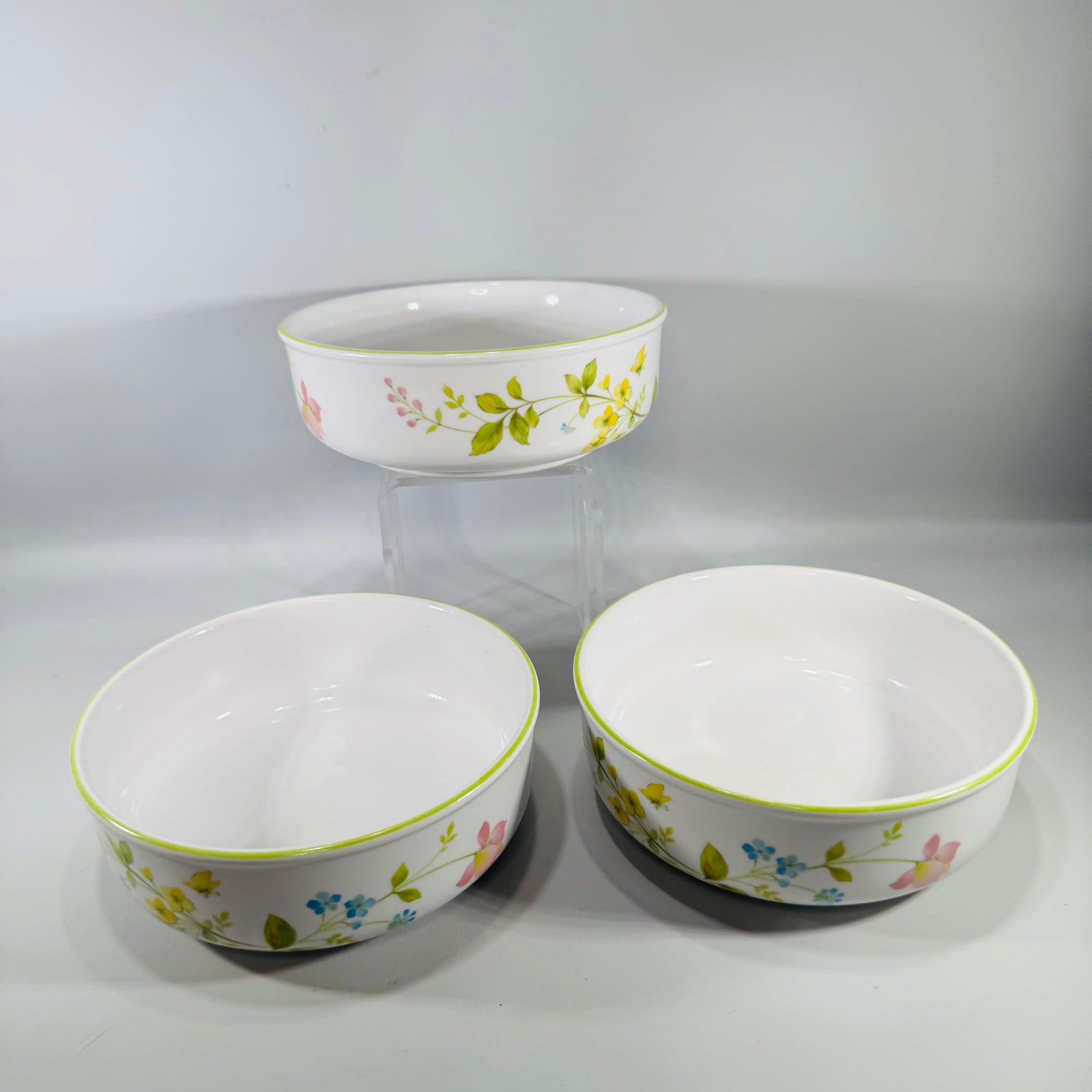 Noritake Progression Clear Day Bowls Set of 3 | Vintage Floral China