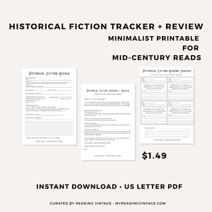 Historical Fiction Tracker + Review (Choose Your Era — Mid-Century Edition)