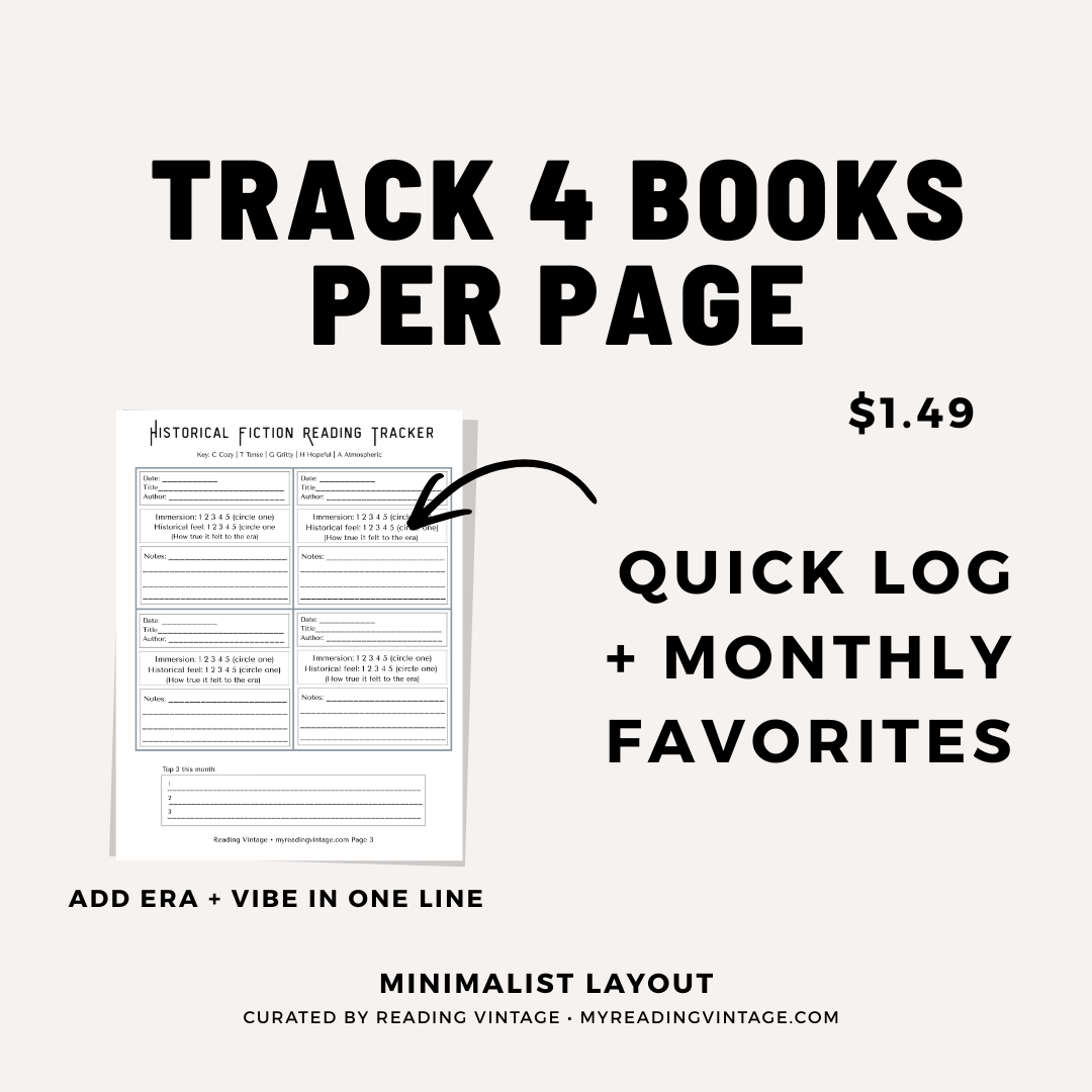 Historical Fiction Tracker + Review (Choose Your Era — Mid-Century Edition)
