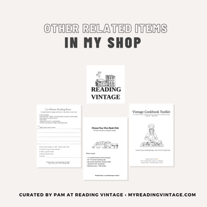 Quote + Reflection Worksheet – Vintage Poetry Reading Journal Printable