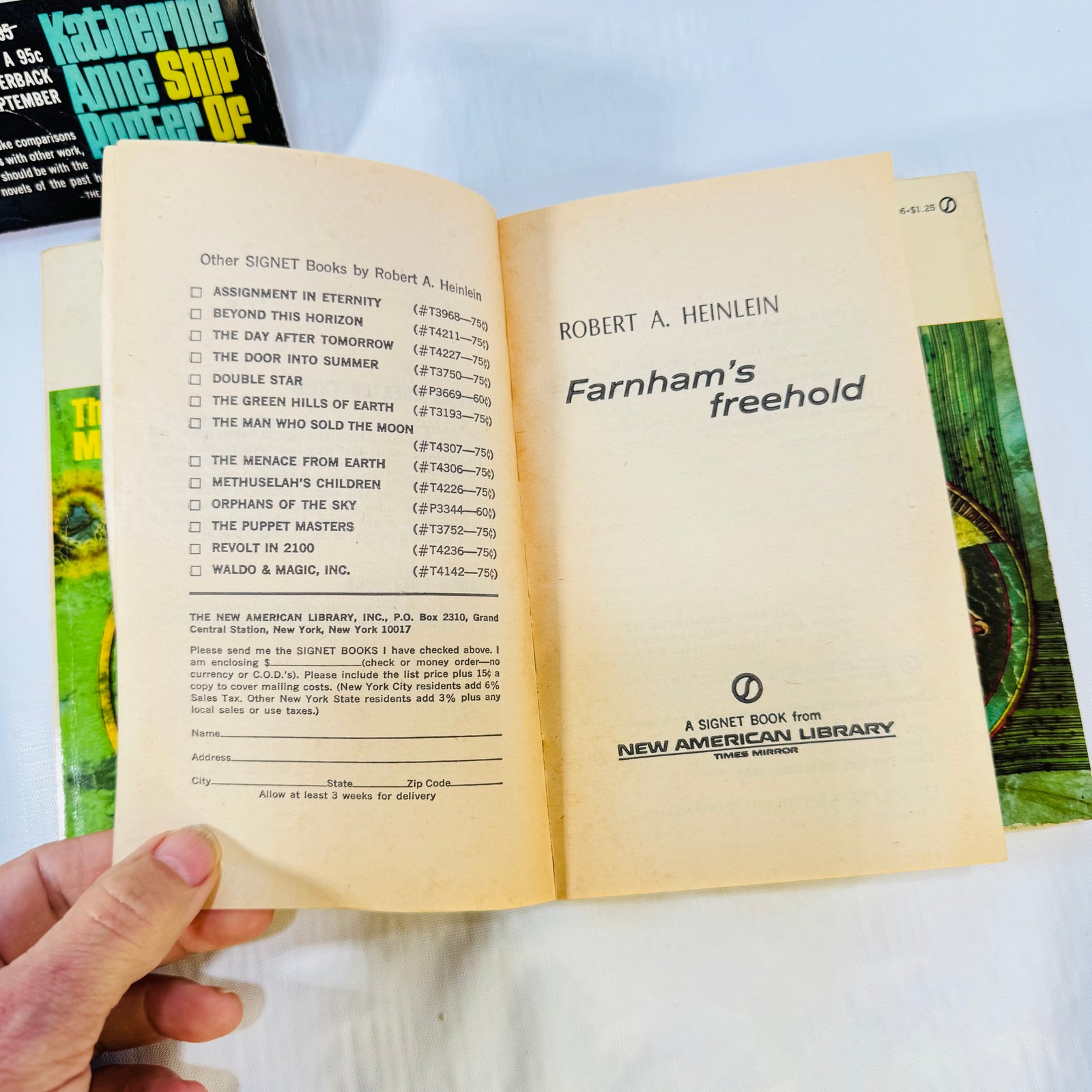 Farnham's Freehold by Robert A. Heinlein title page