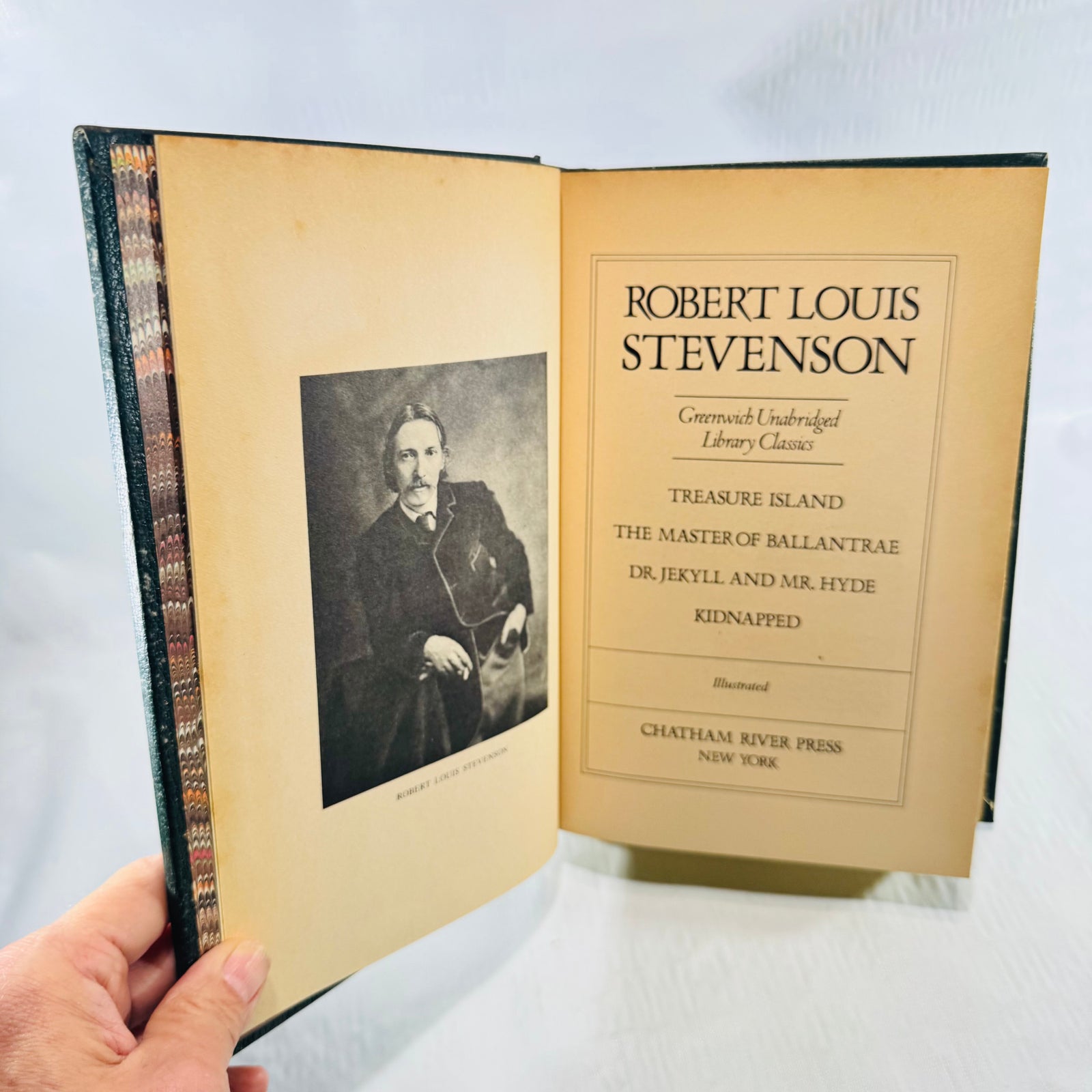 Robert Louis Stevenson Greenwich Unabridged Classics 1983 title page