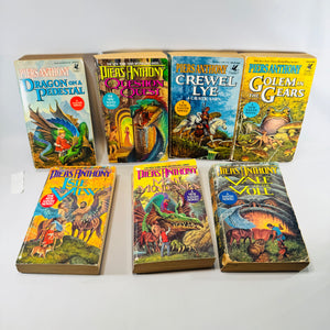 Piers Anthony Xanth Series 7 Book Vintage Paperback Lot