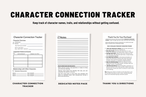 Character Connection Tracker: A Book Club Activities PDF for Deeper Discussions