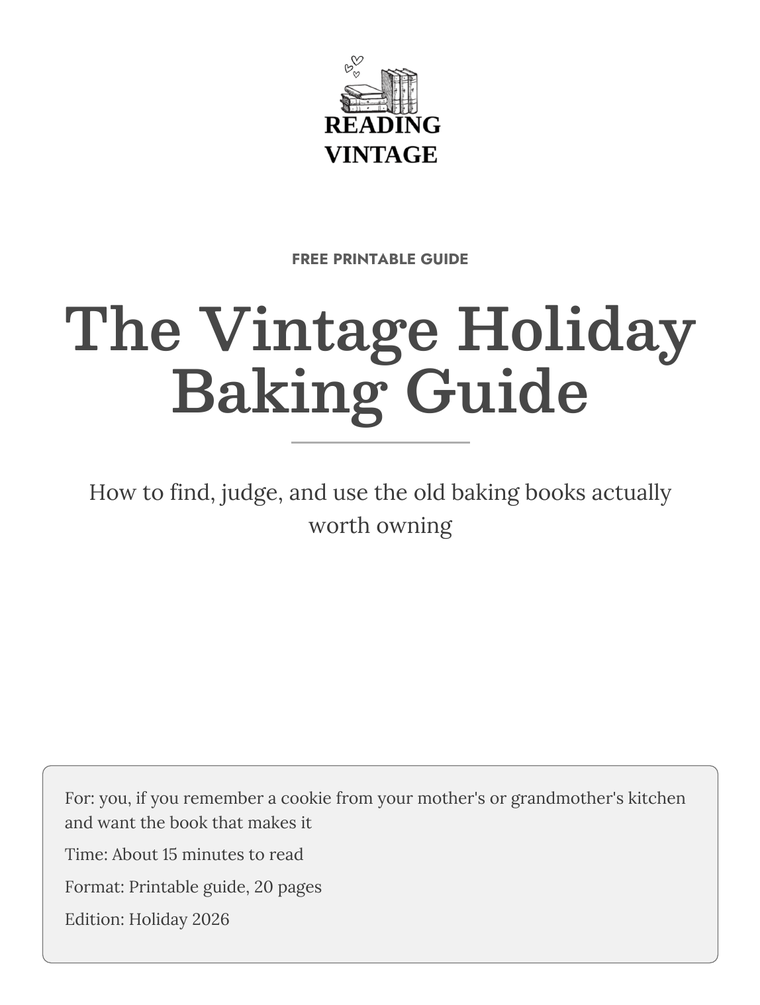 Cover of The Vintage Holiday Baking Guide