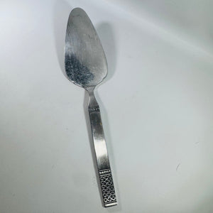 Vintage Danika Cake Server by MSI Japan – 10 Inches, Satin Handle, Celtic Knot Pattern