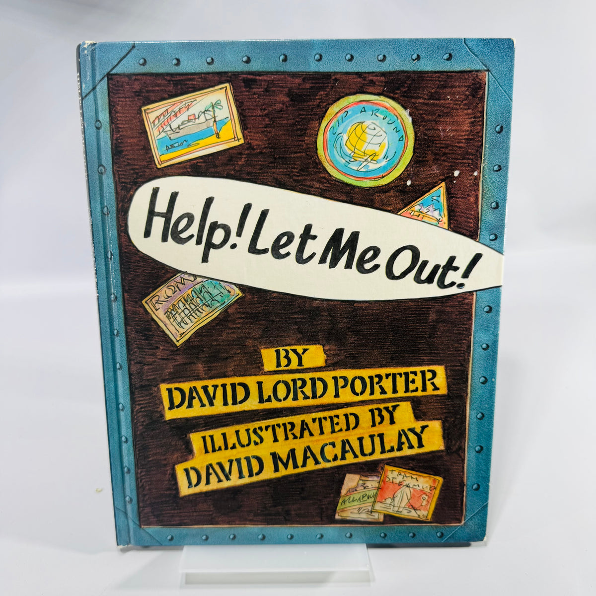 Vintage David Macaulay Picture Book Help! Let Me Out! David Lord Porter Hardcover 1982