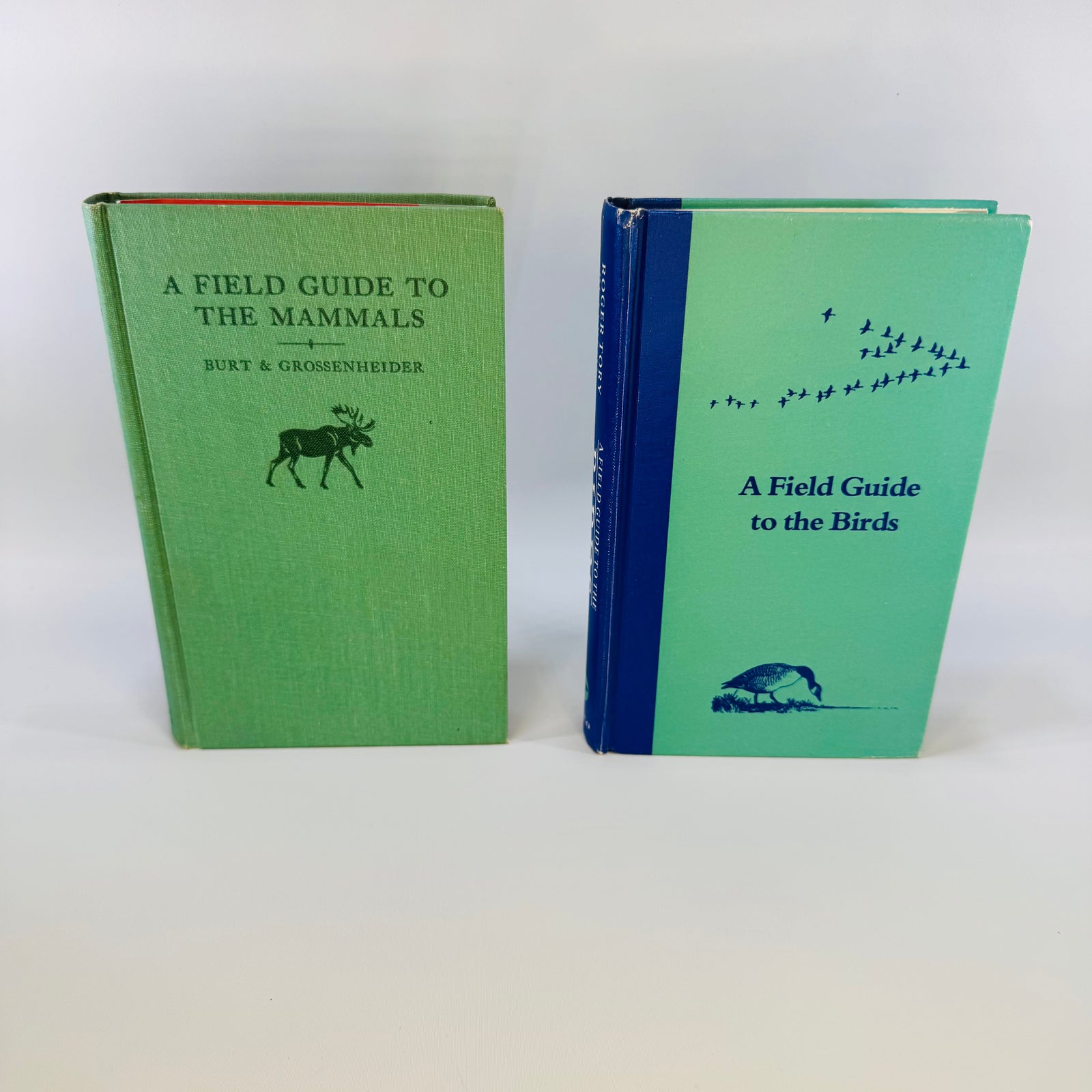 Peterson Field Guide Birds Mammals Bundle | Vintage Wildlife Reference Books