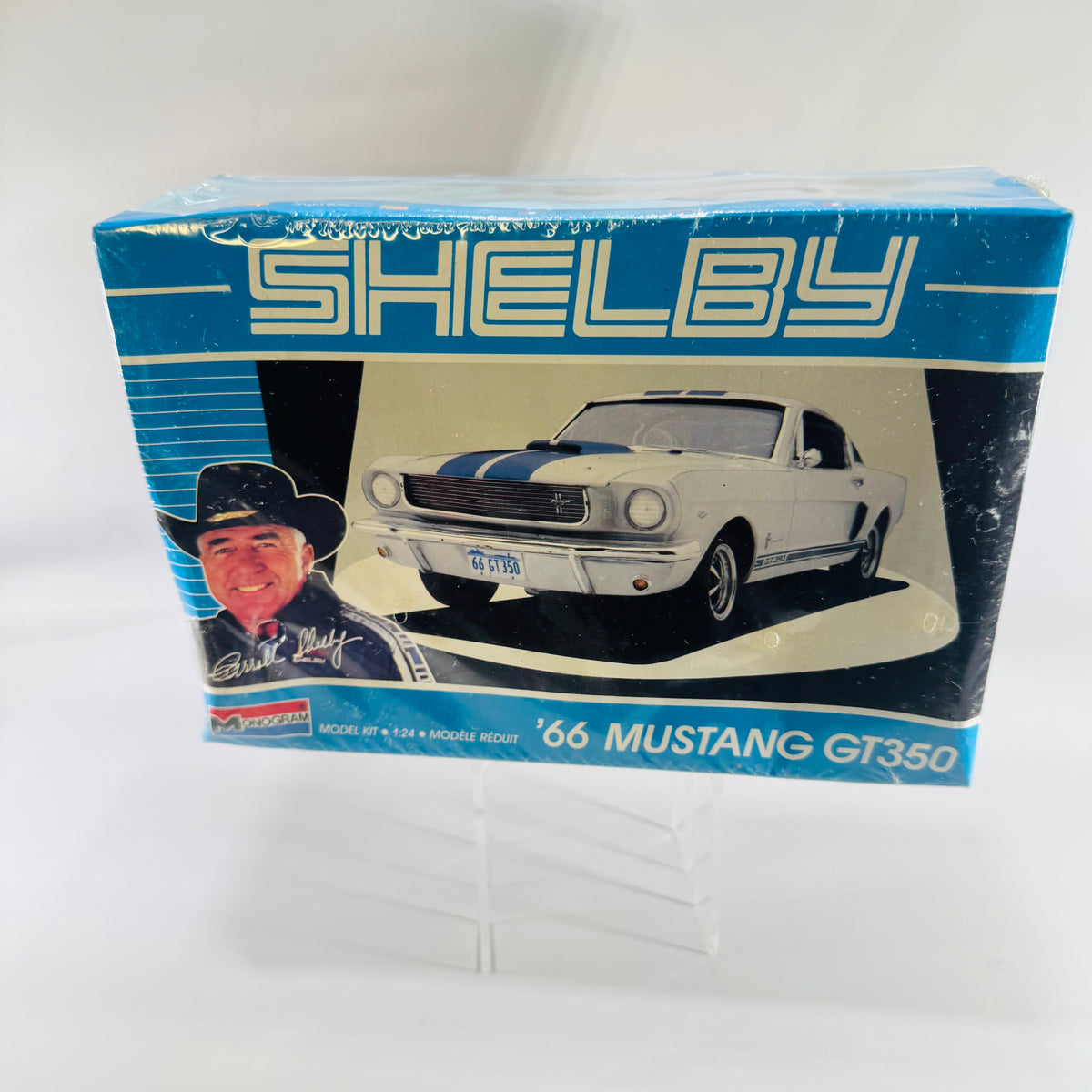 Vintage Monogram Shelby 66 Mustang GT350 Model Kit Sealed 1/24 Scale