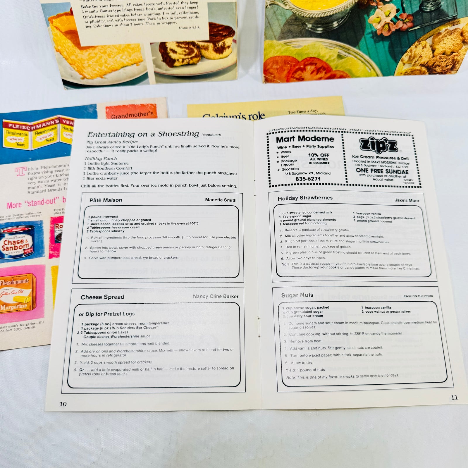 Easy on the Cook recipe pages 10 and 11