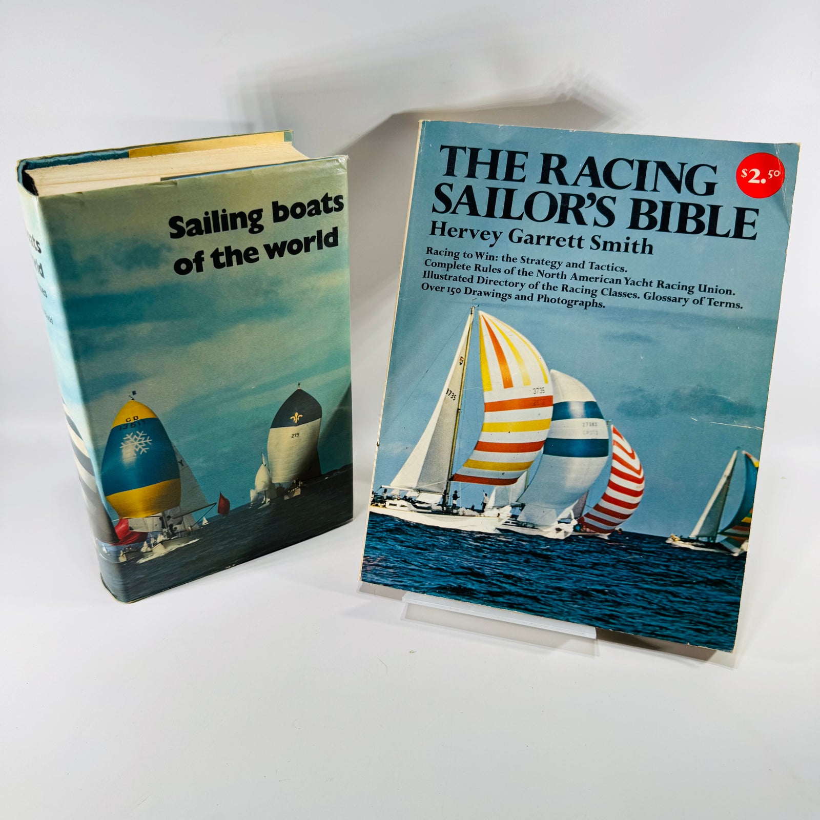 Vintage Sailing Books Bundle — Sailing Boats of the World + The Racing Sailor’s Bible