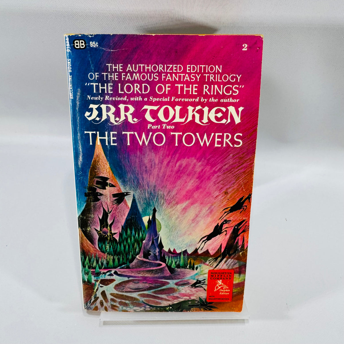 Vintage Tolkien Two Towers Paperback J.R.R. Tolkien Ballantine Books 1960s Fantasy