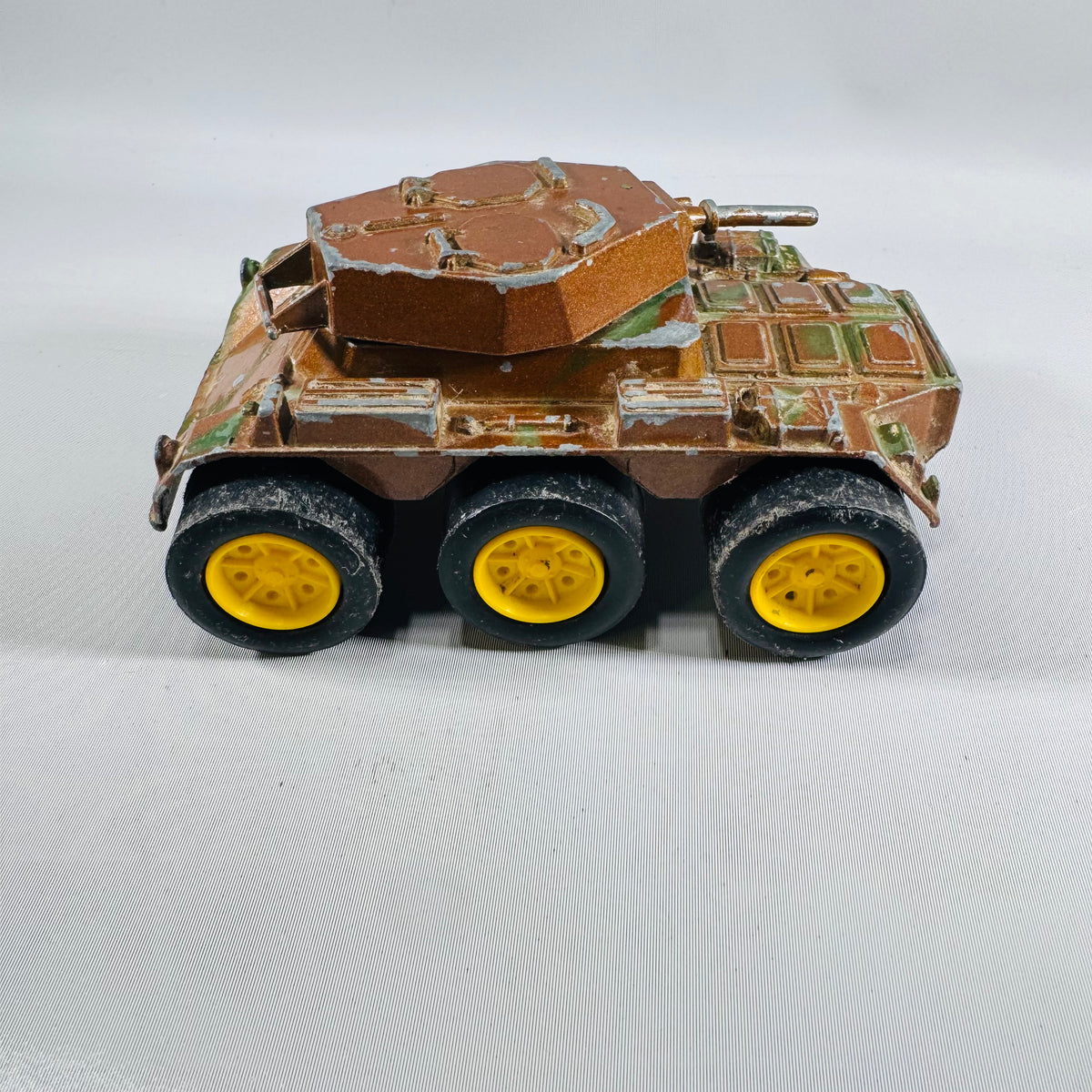 Vintage 1970s Tootsietoy Mark 2 Armored Car Tank, Die-Cast Metal Toy Vehicle